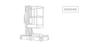 Ножничный электрический подъемник XCMG XG1614AC