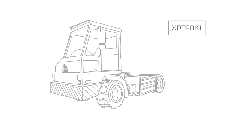 Портовый тягач XCMG XPT90К1